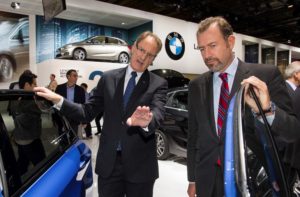 Caddy brand chief Johan de Nysschen (left) has laid out a performance mission for Cadillac that is at odds with what the Escalade represents.